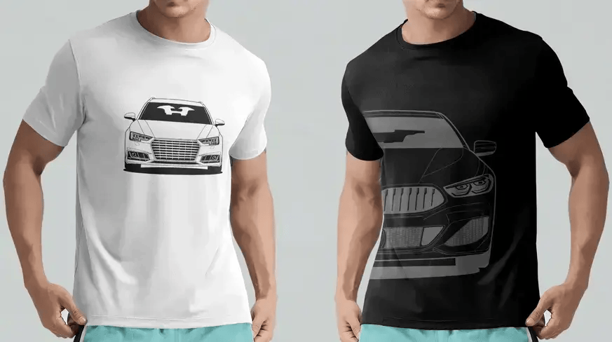 T-shirt til bilentusiaster