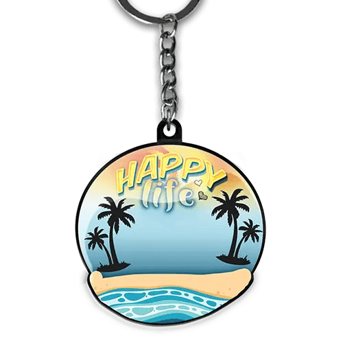 Keychain Photo Happy Life