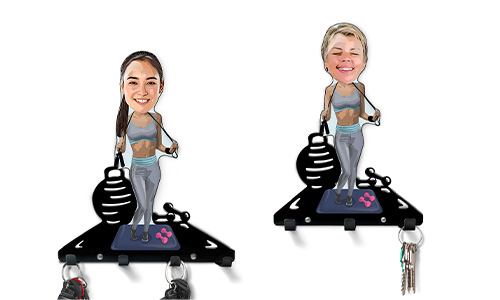 Porte-clés Personnalisé BD Sport - Fitness
