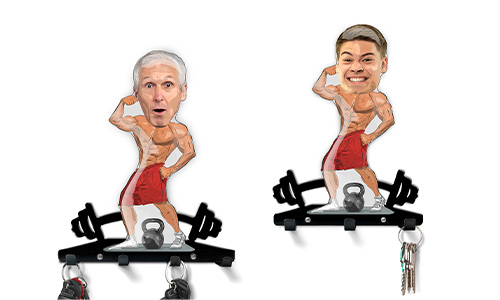 Porte-clés Personnalisé BD Sport - Gym