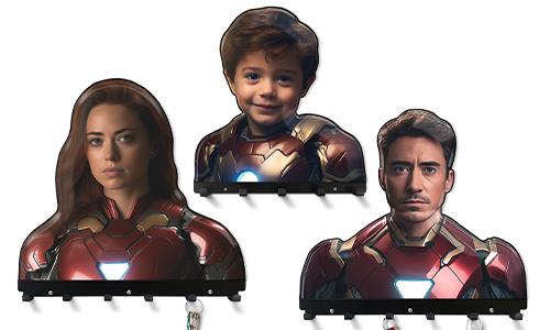 Ironman dárek věšák na klíče