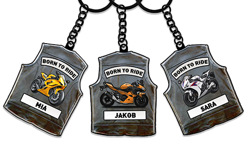 Motorcykel nøglering vest