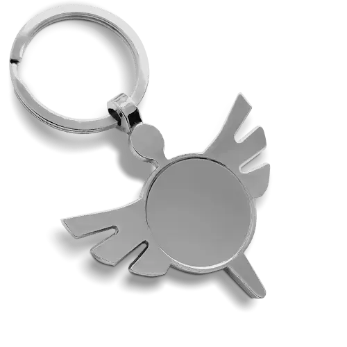 Nyckelring Angel Rund Bil