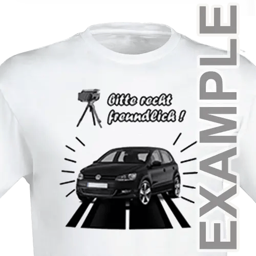 Lustiges T-Shirt mit Auto, LKW oder Motorrrad