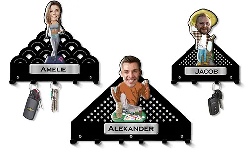 Personalisierter Wandschlüsselhalter mit deiner Leidenschaft – Hobby oder Beruf