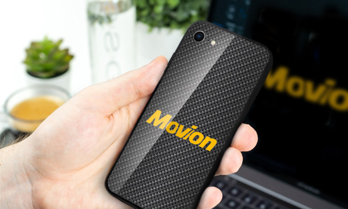 Mobildeksel med bedriftslogo i klassisk design