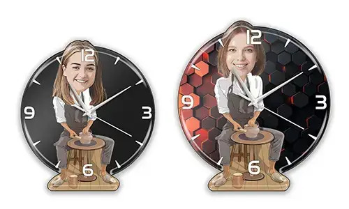 Orologio da Parete Personalizzato Fumetto Hobby - Ceramica