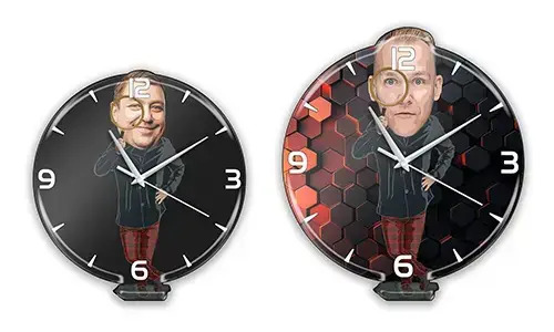 Orologio da Parete Personalizzato Fumetto Hobby - Indovinelli