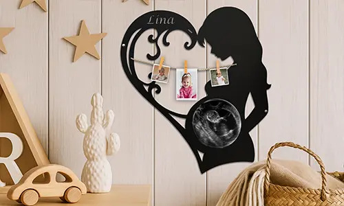 decorazione-metallo-con-ecografia-e-foto-personalizzate-werdende-mamma-1