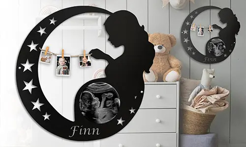 decorazione-metallo-con-ecografia-e-foto-personalizzate-werdende-mamma-2