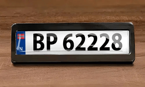 Magnet License Plate