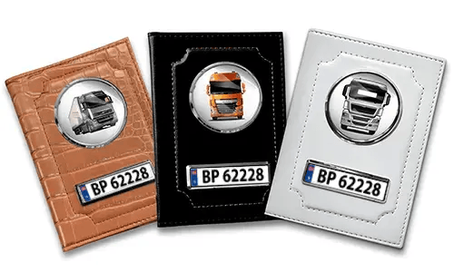 Document holder for truck lovers