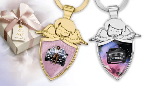  Llavero de ángel personalizado como regalo para tu hija