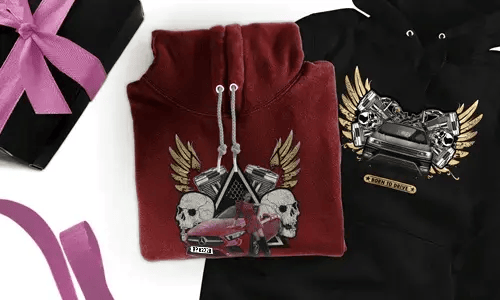 Gepersonaliseerde hoodie met automotief voor jezelf