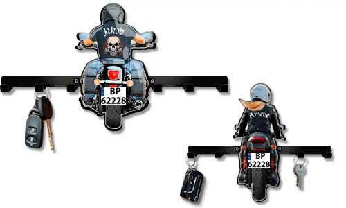 Nøglebræt motorcykel navn