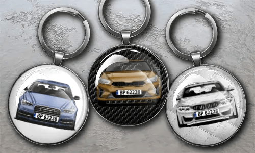 Keychain round - Premium