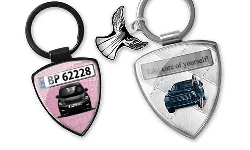 Shield keychain as a gift for yourself