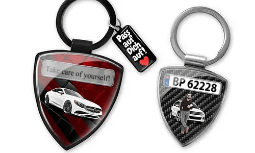 Llave con escudo para marido