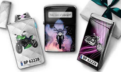 Personalizowany zapalniczka dla miłośników motocykli