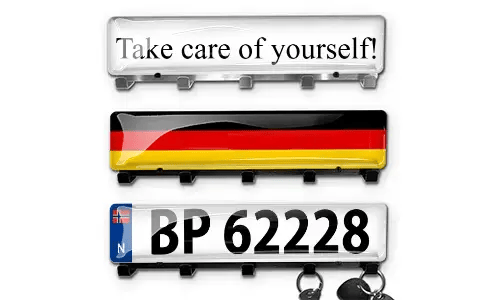 Luxe sleutelbord - Chroom