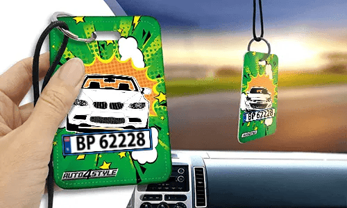 Spegel Dekoration Tryck Rektangulär