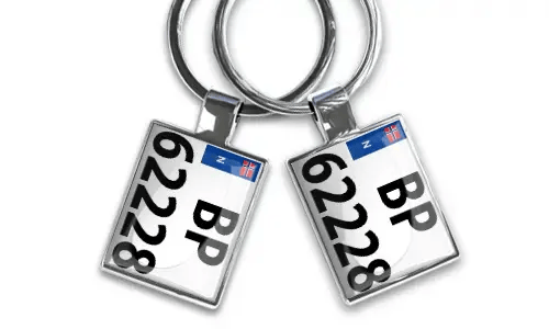 Motorcycle Keychain - Chrome