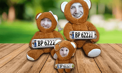 Voiture Photo Stuff Toy Bear