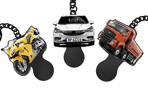 Jeton de caddie personnalisé