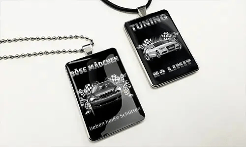 Tuning Autospiegelanhänger in zwei Varianten Autospiegelanhänger Motorrad
