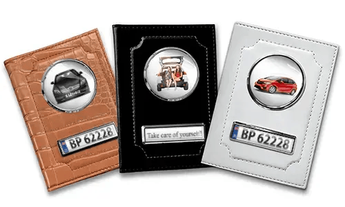 Car documents holder lying