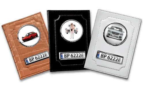 Car documents holder lying