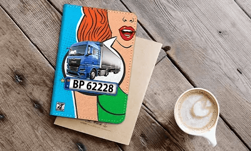 auto hülle Comic 1 auto papiere etui