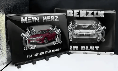 schlüsselbrett design in zwei Varianten auf dem Tisch  schlüsselbrett tuning