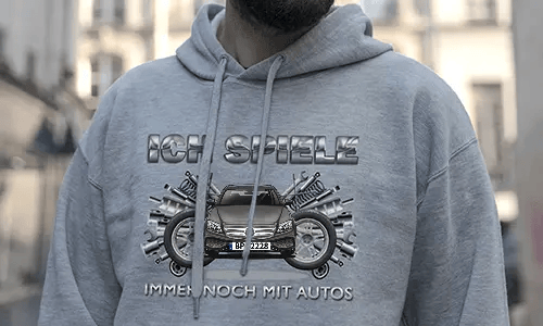 tuning pullover Grau 