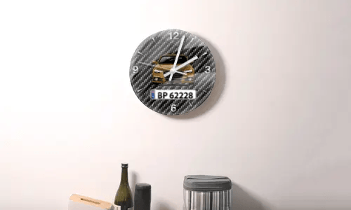 wanduhr mit foto auf dem Wand wanduhr mit bildern