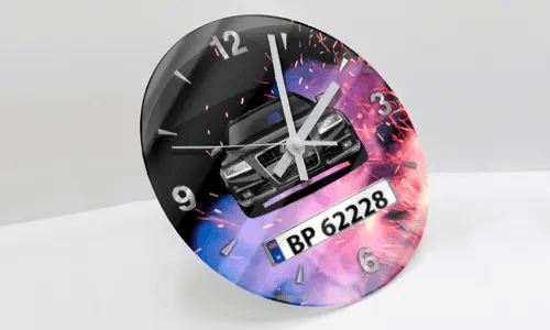 wanduhr mit foto auf mit dem Audifoto wanduhr foto