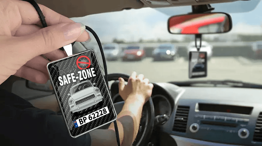 Safe - Zone car mirror decoration