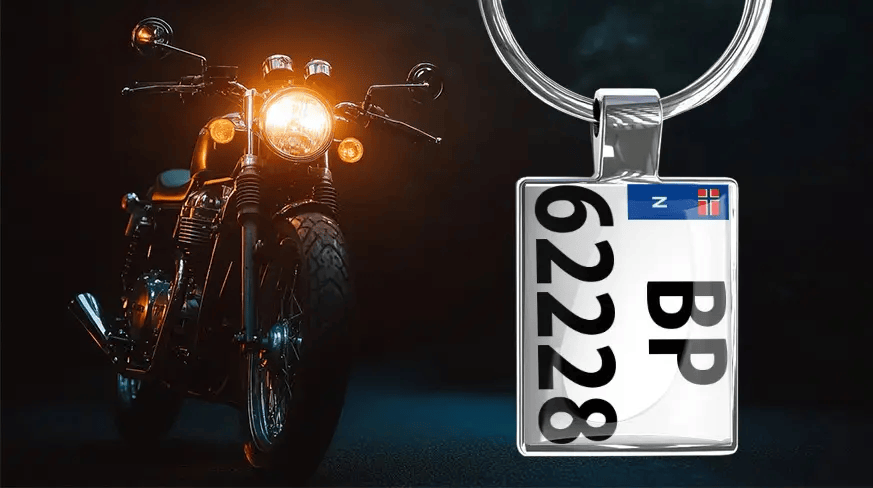 Motorcykel Nøglering